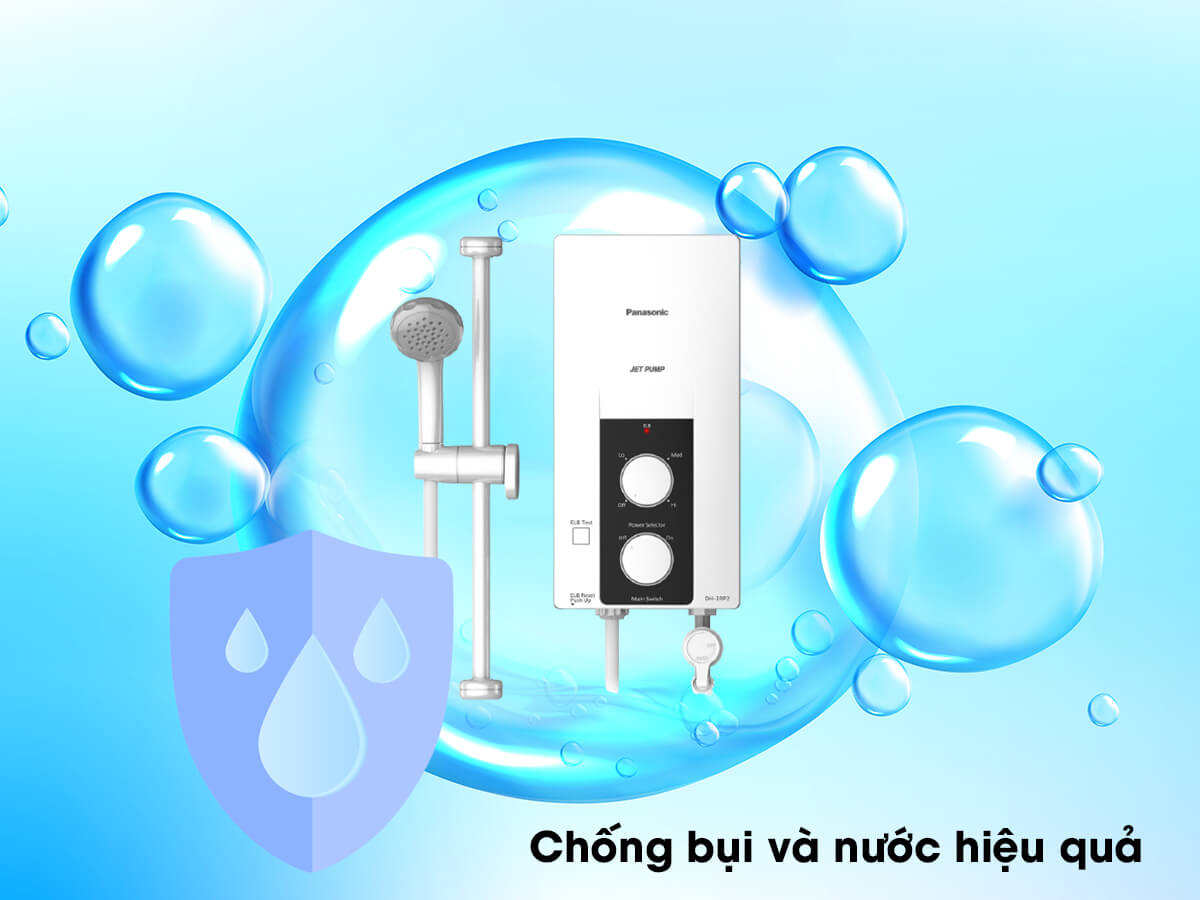 Máy nước nóng Panasonic trực tiếp 3.5kW DH-3RP2VK