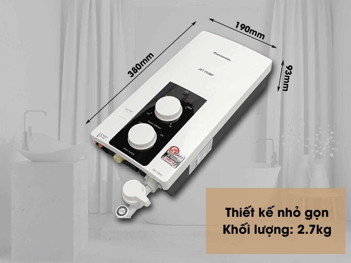 Máy nước nóng Panasonic trực tiếp 3.5kW DH-3RP2VK
