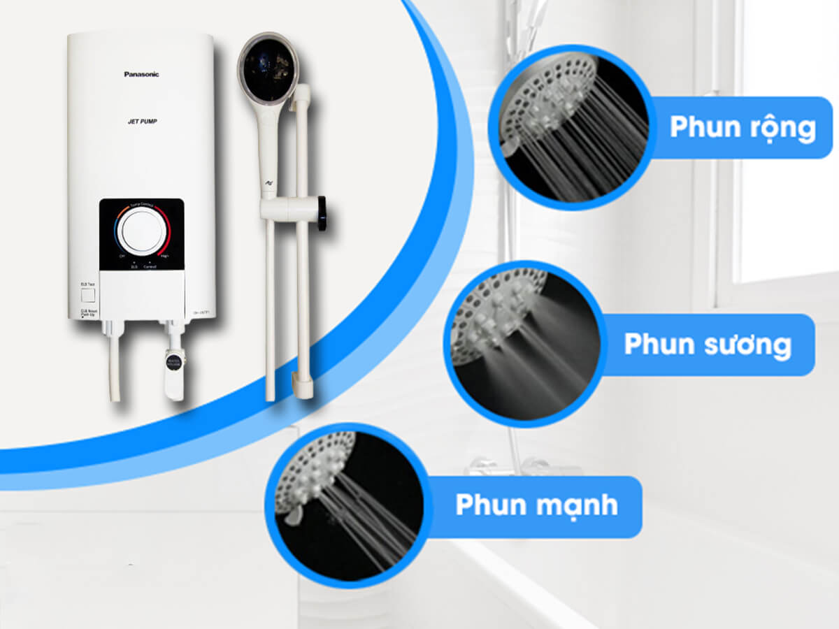 Máy nước nóng trực tiếp Panasonic 4.5kW DH-4NTP1VM