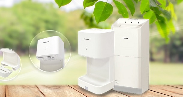 Máy sấy tay Panasonic dễ dàng tiếp cận nhiều khách hàng chính bởi vẻ ngoài đẹp mắt và sang trọng