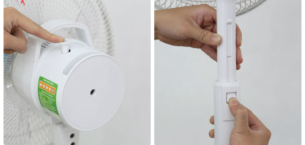 Quạt lửng điều chỉnh độ cao 85-105cm Mitsubishi R12-HRA