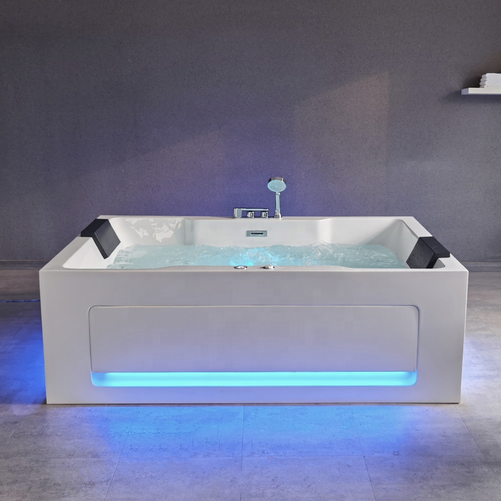Bồn tắm đặt sàn massage 1.8m gồm vòi MOWOEN MW6018-180.2MS