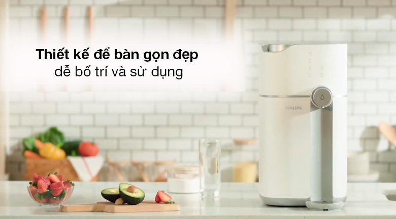 Máy lọc nước RO lõi lọc 5 thành phần và khử trùng UV Philips ADD6910