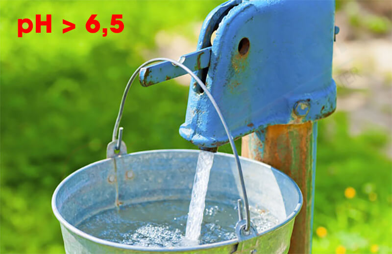 pH của nước khoan giếng
