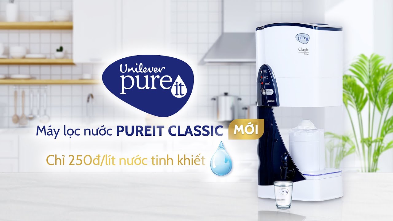 Lọc nước Unilever Pureit Classic không dùng điện 