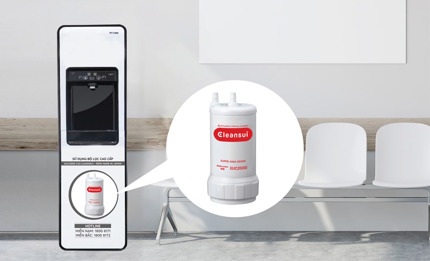 Bình nước nóng lạnh có tích hợp bộ lọc