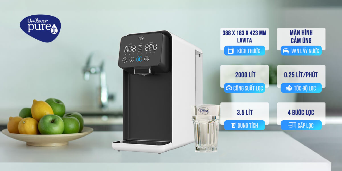 Máy lọc nước nóng lạnh Unilever Pureit Lavita
