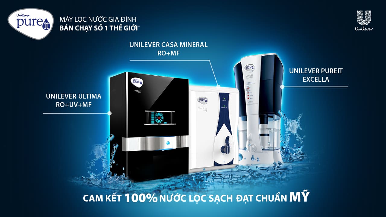 Máy lọc nước gia đình UNILEVER PUREIT