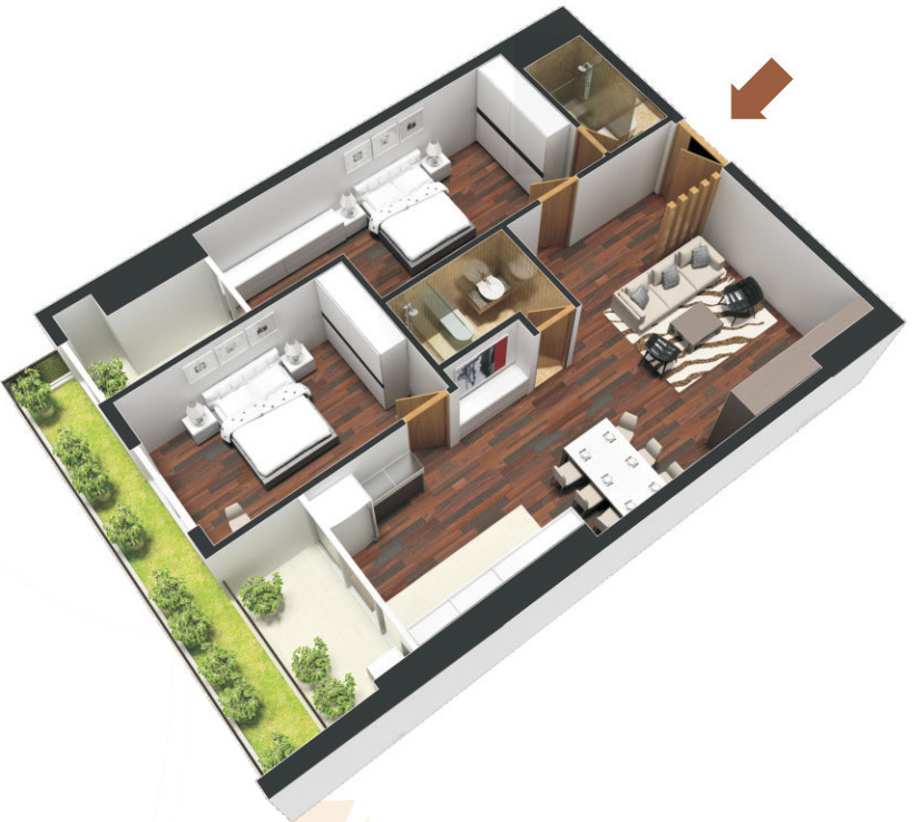Không nên đặt bồn cầu giữa nhà