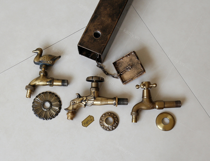 Chân gắn vòi hồ Kanly FT01