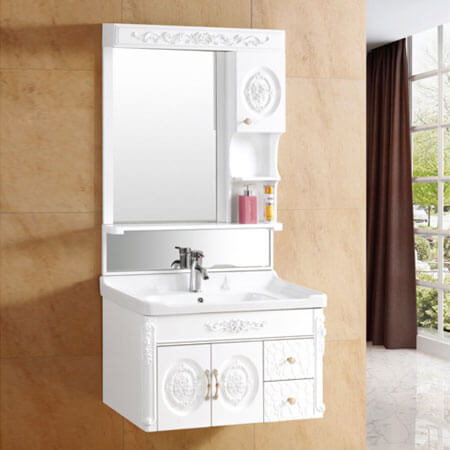 Mẫu tủ chậu lavabo ấn tượng nhỏ gọn