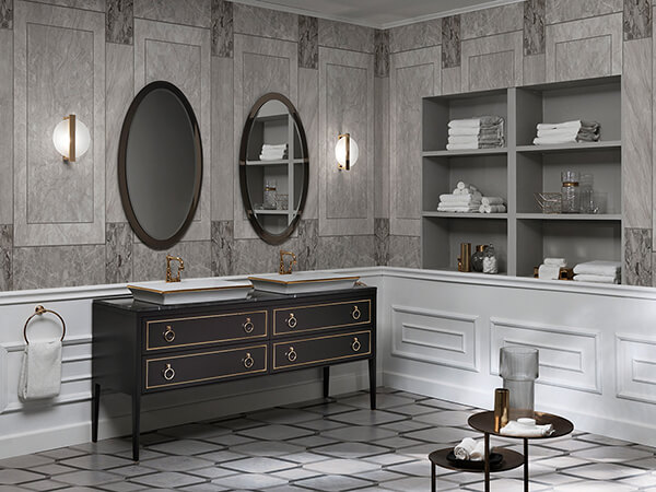 Tủ chậu lavabo tân cổ điển