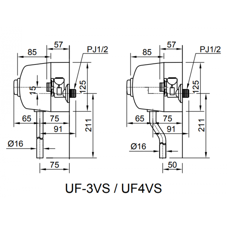 Van xả bồn tiểu INAX UF-3VS (UF3VS)