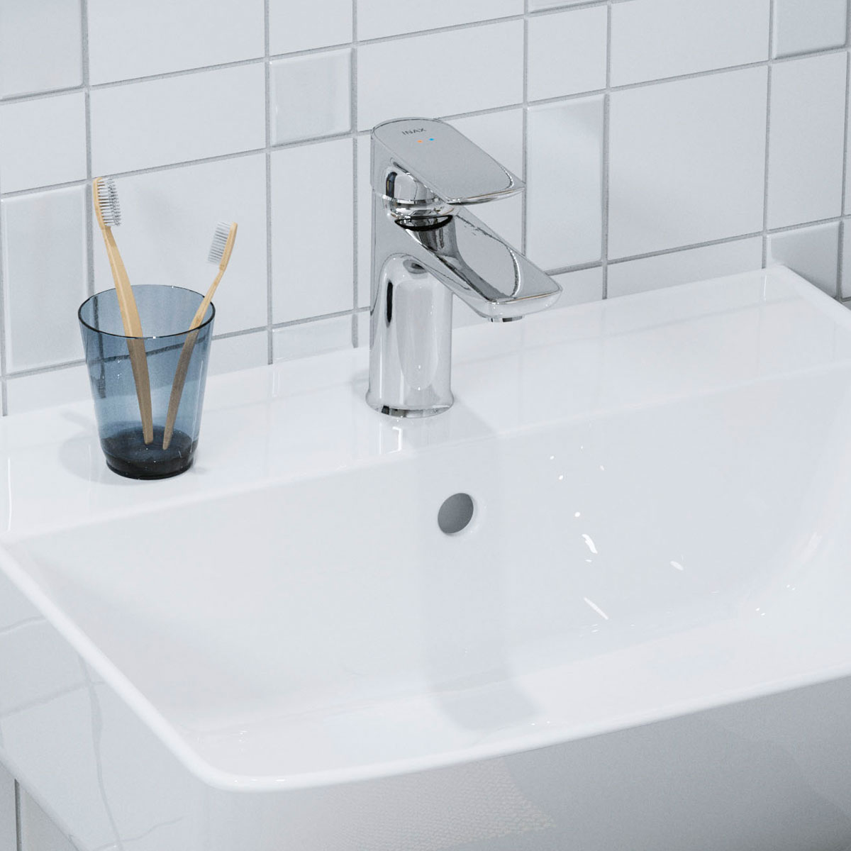 Vòi chậu INAX LFV-612S nóng lạnh