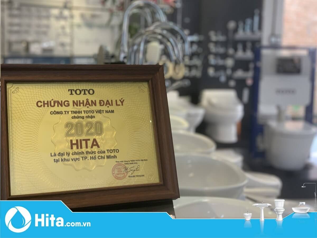 Chứng nhận TOTO HITA là đại lý ủy quyền cấp 1 tại TPHCM